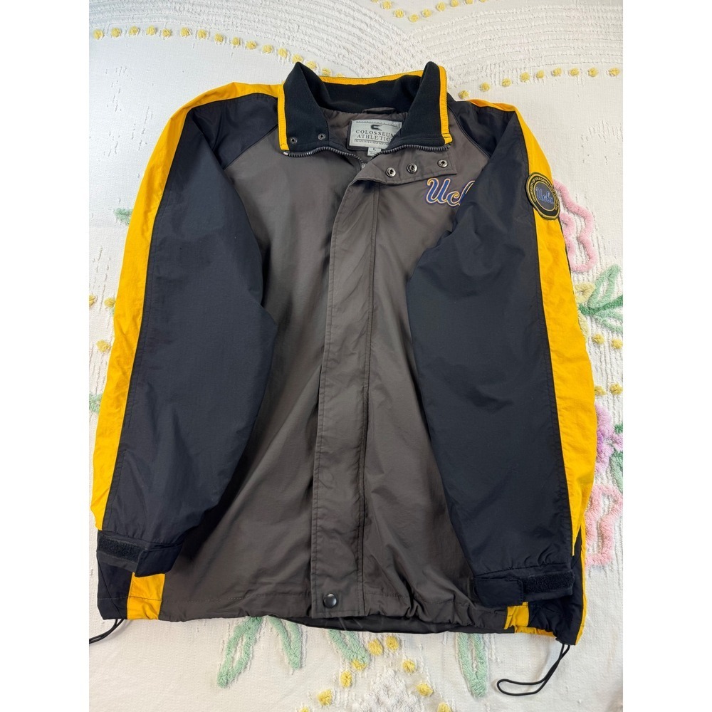 Colosseum Athletics UCLA Bruins Jacket Mens L Nylon Polyester Zip Up AtCoat‎